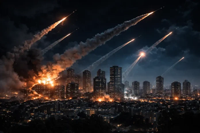 Iran Ongoing Missile Attacks on Tel Aviv and US Military Bases | dailynewstube.com