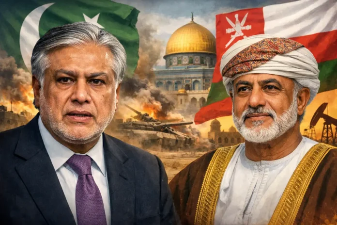 Ishaq Dar Discusses Changing Middle East Situation with Omani Counterpart | dailynewstube.com