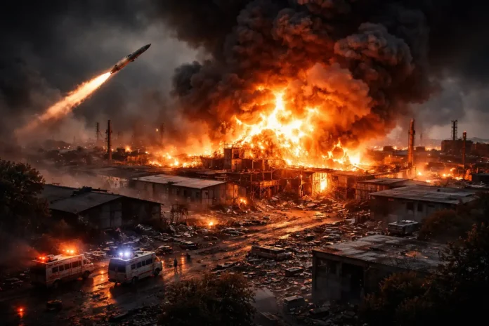 Missile Attack in Isfahan 15 Killed in Factory Strike | dailynewstube.com