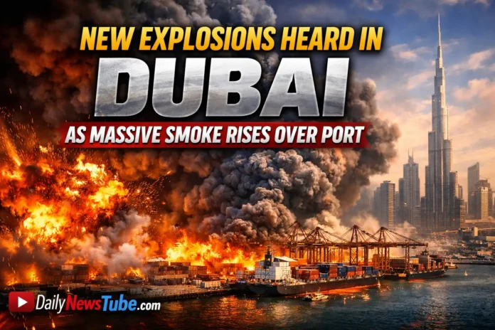 New Explosions Heard in Dubai as Massive Smoke Rises Over Port | dailynewstube.com