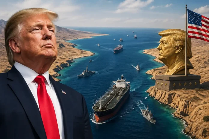 US President Renames Strait of Hormuz to Strait of Trump | dailynewstube.com