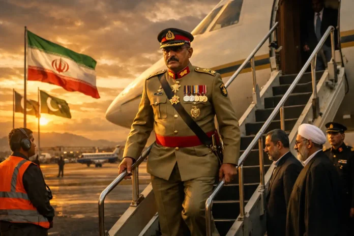 Field Marshal Asim Munir Arrives in Tehran with Delegation | dailynewstube.com