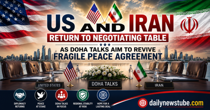 US and Iran Return to Negotiating Table as Doha Talks Aim to Revive Fragile Peace Agreement | dailynewstube.com