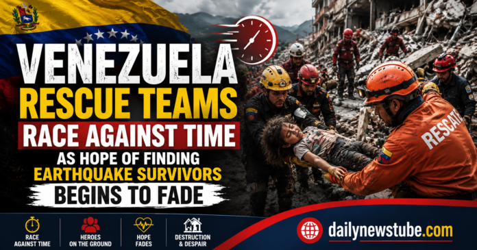 Venezuela Rescue Teams Race Against Time as Hope of Finding Earthquake Survivors Begins to Fade | dailynewstube.com