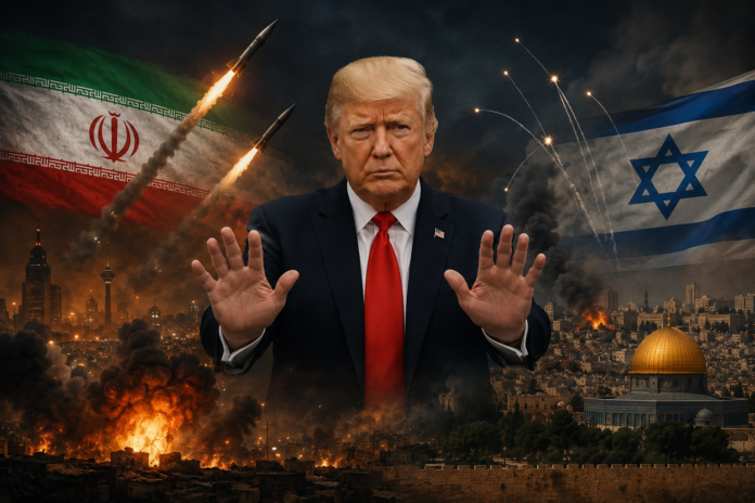 Iran War Live Trump Urges Restraint After Iranian Missile Attack on Israel | dailynewstube.com