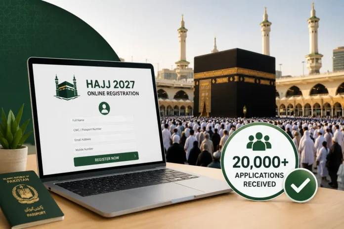 Hajj 2027 Online Registration Begins Over 20000 Applications Received | dailynewstube.com