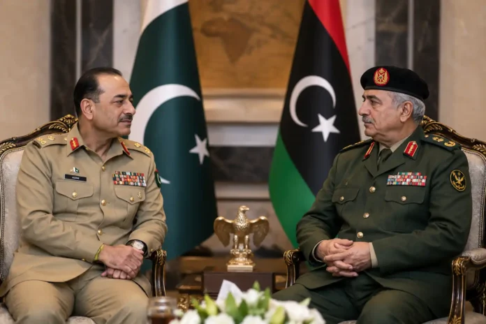 Field Marshal Asim Munir Meets Senior Libyan Military Leader | dailynewstube.com