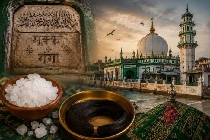 Makkah and Ganga Inscription Salt Prayers and Hair Offerings | dailynewstube.com