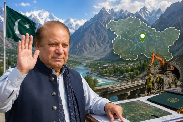 Nawaz Sharif Visits Gilgit Baltistan Announces | dailynewstube.com