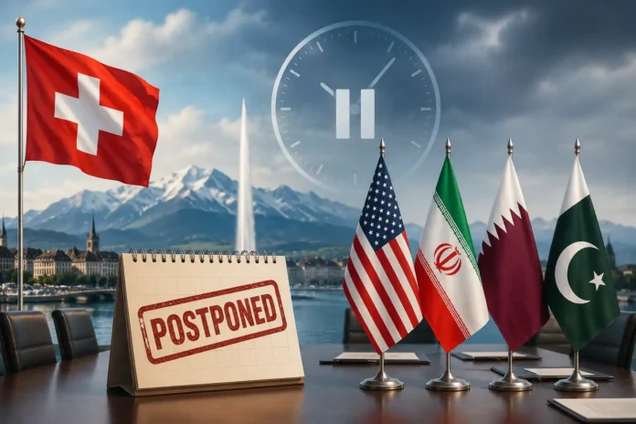 Switzerland Announces Postponement of Scheduled Talks Between the United States Iran Qatar and Pakistan | dailynewstube.com